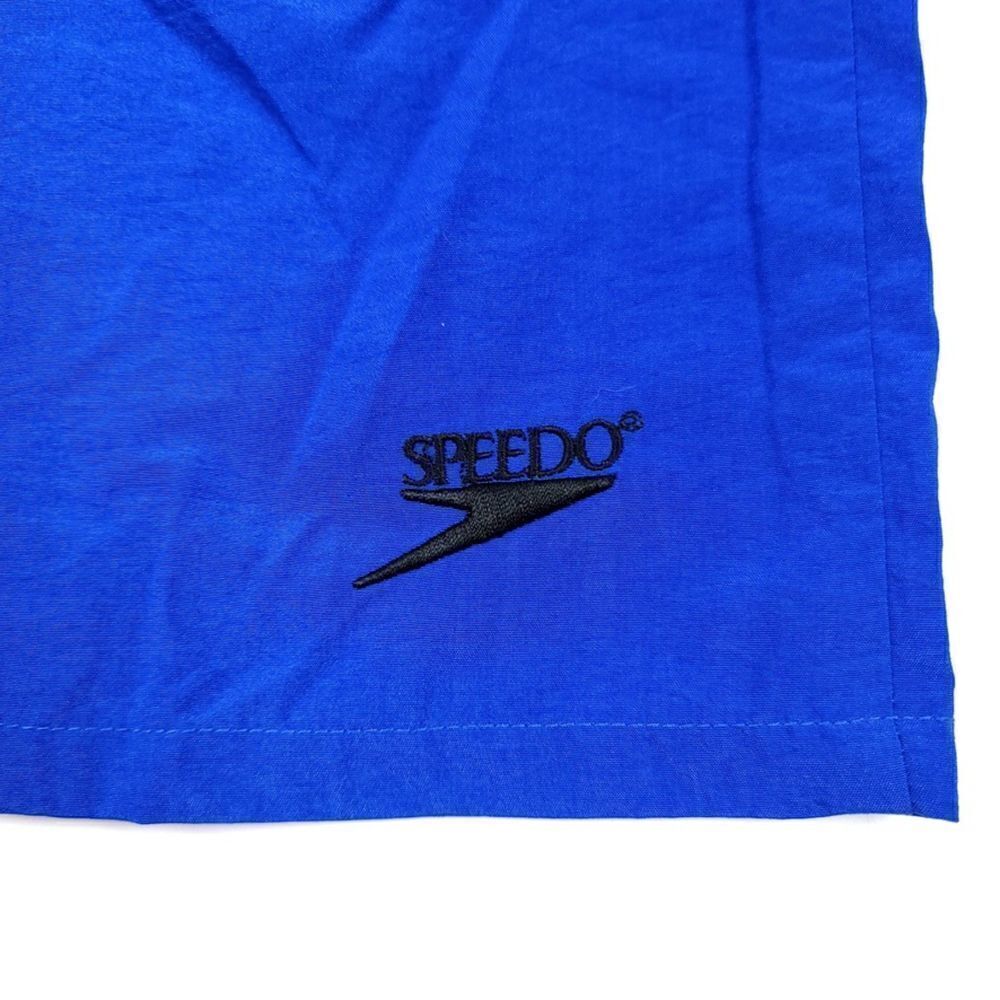 SPEEDO Vintage 90s Y2K Nylon Embroidered Board Shorts in Bright Blue Mens XL - Picture 4 of 6